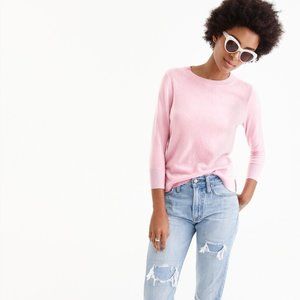 J.Crew everyday cashmere crewneck sweater - S, camel/tan